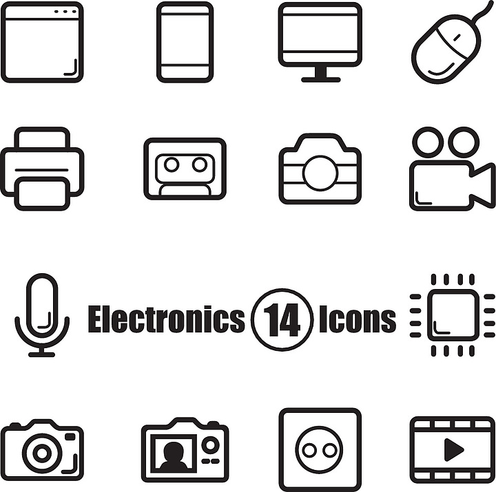 電子產品圖標免費下載資源全解析 打造專業數字界面的必備素材